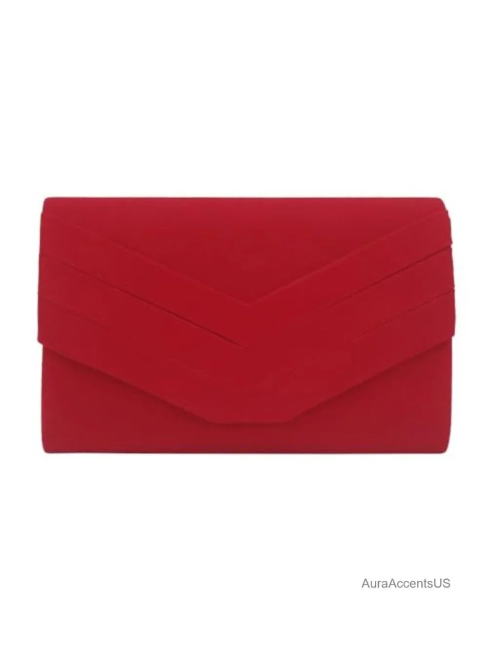 Evening Clutch Purse Velvet Suede Pleated Envelope Wedding Party Bag Women